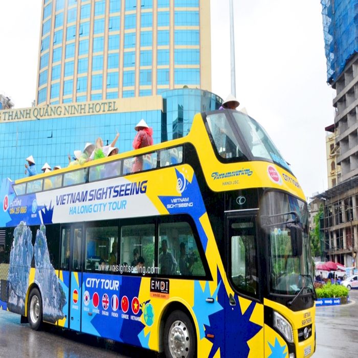 Trải nghiệm vi vu bằng xe bus ở Hạ Long cực kỳ thú vị đấy nhé!