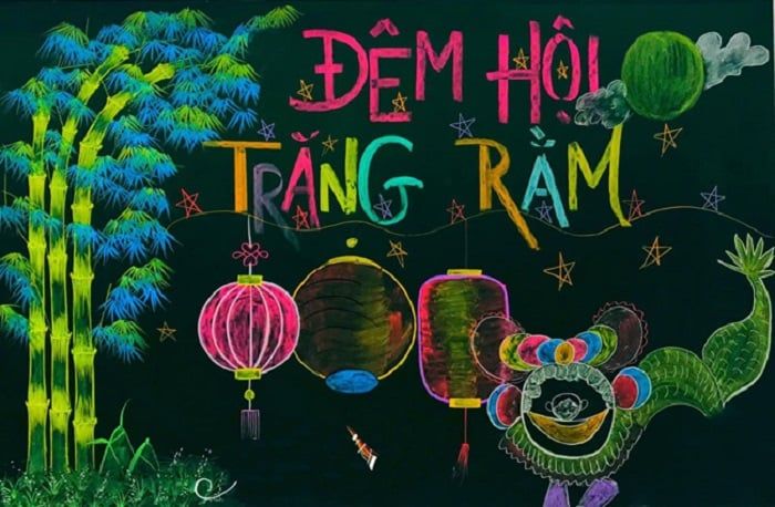 Trang trí lớp học vào dịp Tết Trung thu