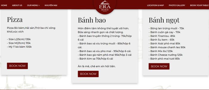 Era Quán – Địa điểm ẩm thực Việt với kiến trúc Châu Âu sang trọng lần thứ sáu