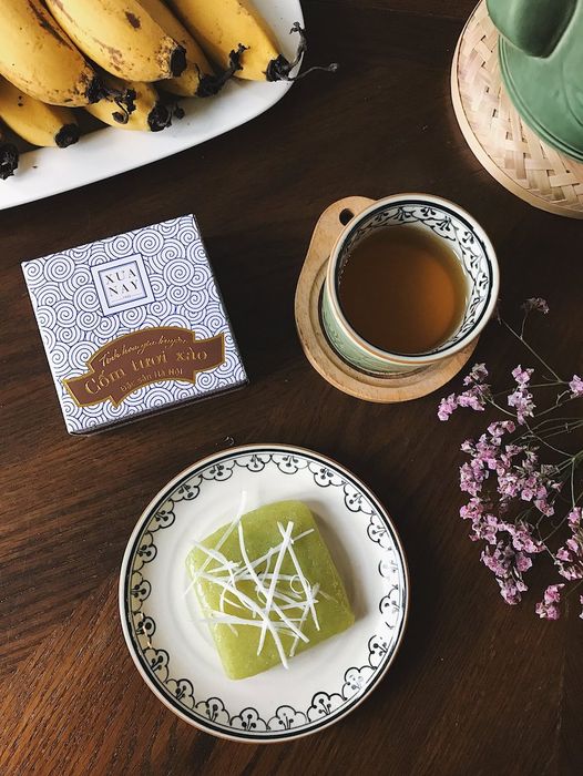 Bánh cốm Hà Nội, những chiếc bánh nhỏ mang hồn quê thủ đô.