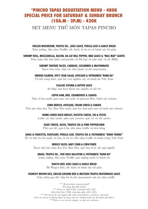 Thưởng thức món Âu chuẩn vị trong không gian lãng mạn của Pincho Tapas Kitchen & Drinks 10
