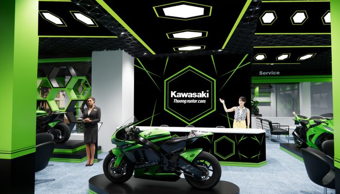 Showroom Kawasaki sẽ khai trương tại Hà Nội: Điểm đến lý tưởng cho những đam mê với xe PKL.