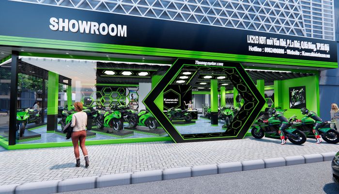 Showroom Kawasaki sẽ sớm khai trương tại Hà Nội: Địa điểm lý tưởng để thỏa mãn niềm đam mê với xe PKL.
