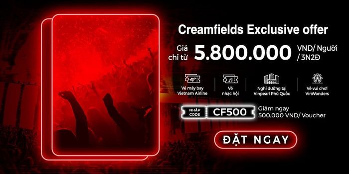 Buổi tiệc trước ngày diễn ra Creamfields