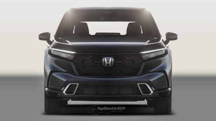 Ảnh phác họa thiết kế của Honda CR-V 2023 (next-gen-honda-cr-v-renderings-front.jpg)