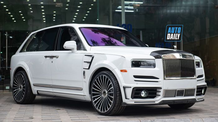 Khám phá chiếc Rolls-Royce Cullinan độ Mansory màu trắng duy nhất tại Việt Nam rolls-royce-cullinan-mansory-Mytour-1.JPG