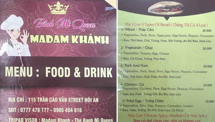 Bánh mì Madam Khánh Hội An - Trải nghiệm hương vị bánh mì tuyệt vời nhất thế giới 5