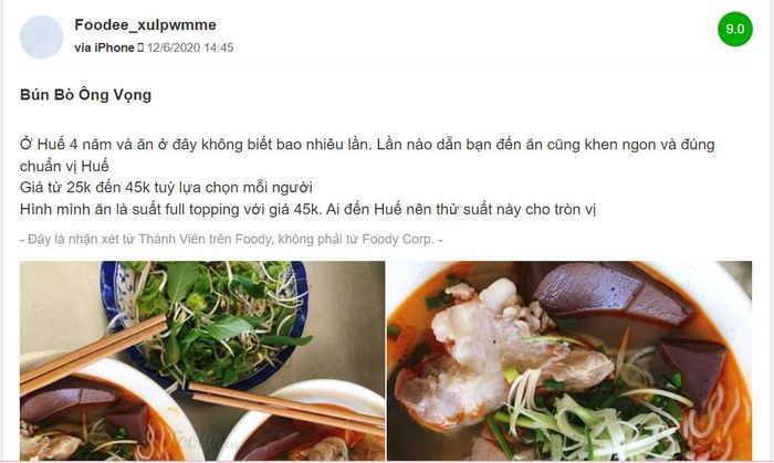 Tại sao bạn không thử ghé qua quán bún Huế Nguyễn Du lần này?