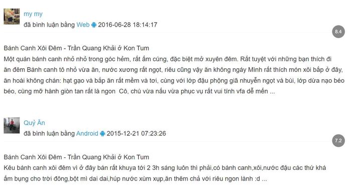 Quán bánh canh xôi đêm Trần Quang Khải, địa điểm không thể bỏ qua khi bạn muốn thử