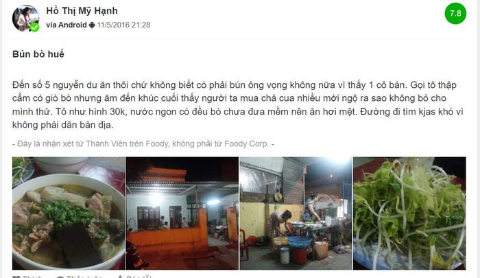 Tại sao bạn không thử ghé qua quán bún Huế Nguyễn Du lần này?