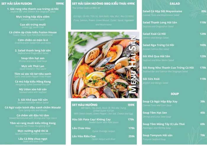 Khám phá vô vàn món ăn hải sản hấp dẫn tại Nha Trang Fusion House 6