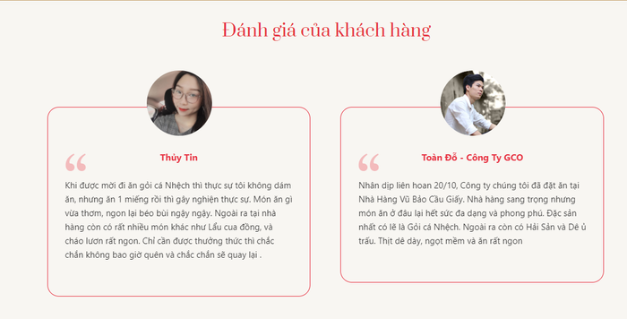 Hãy ghé ngay nhà hàng Vũ Bảo Ninh Bình để thưởng thức những đặc sản của cố đô.