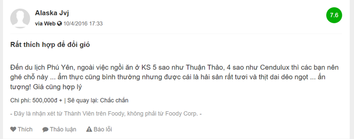 Nhà hàng Thiên Trường Phú Yên - Nơi thưởng thức hải sản ngon với giá cả phải chăng 4