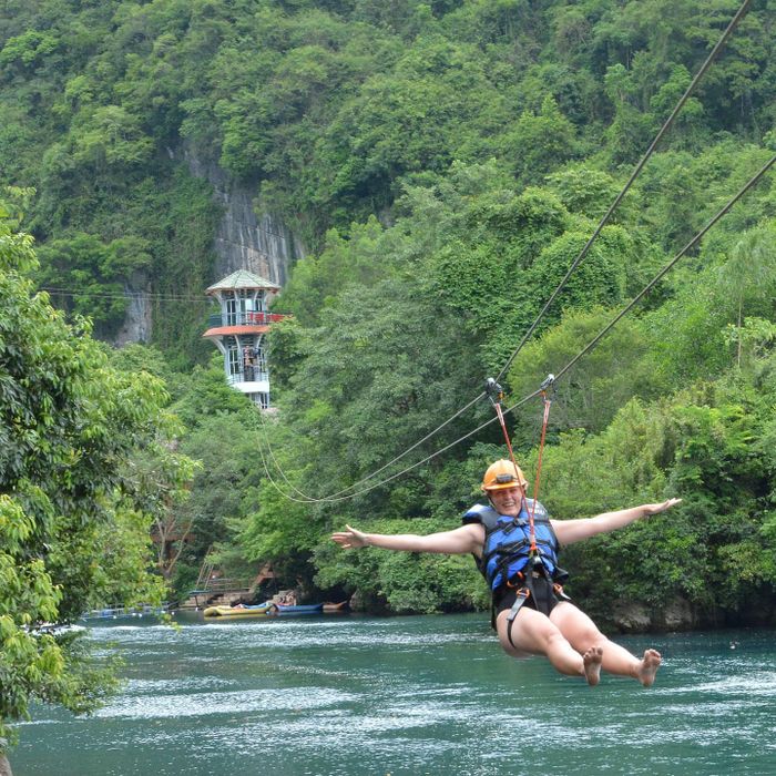 Tất cả những trải nghiệm zipline tại Sông Chày Hang Tối Quảng Bình 5