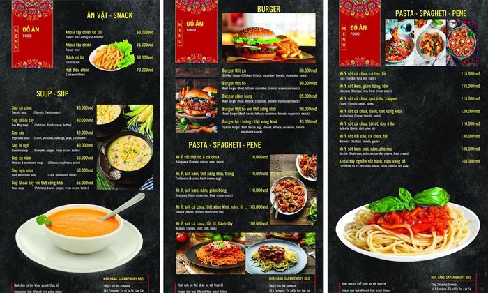 Nhà hàng Sapa Memory - Trải nghiệm ẩm thực đa dạng giữa lòng Sapa 6