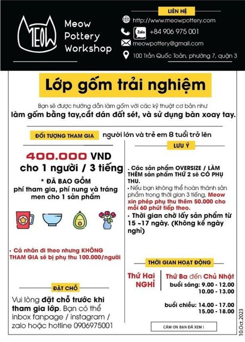 Top 6 địa điểm tham gia workshop làm gốm ở Sài Gòn lý tưởng để thử khả năng thủ công 12