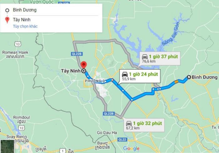 Cách đi từ Bình Dương đến Tây Ninh chi tiết và dễ hiểu 3