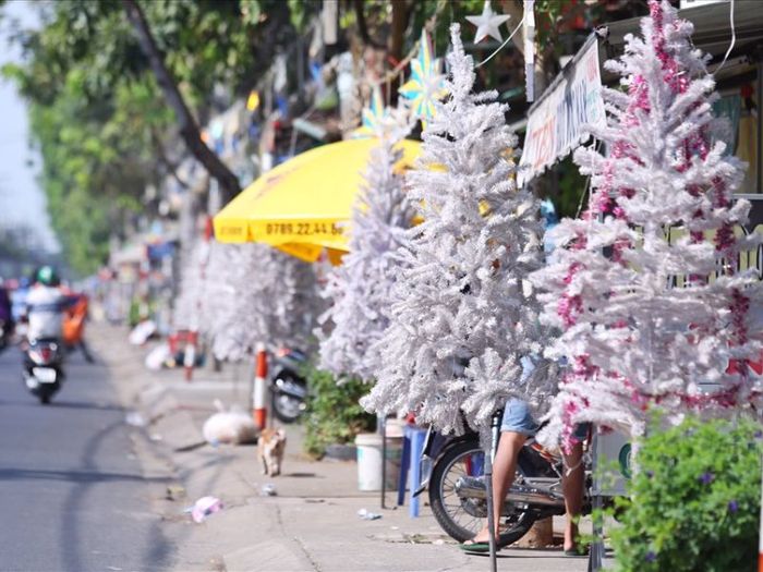Sự sôi động và lấp lánh của xóm đạo Quận 8 dưới ánh đèn Giáng Sinh 4