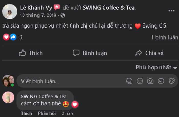 Thiên đường trà sữa Swing coffee and Tea - nơi cuốn hút giới trẻ