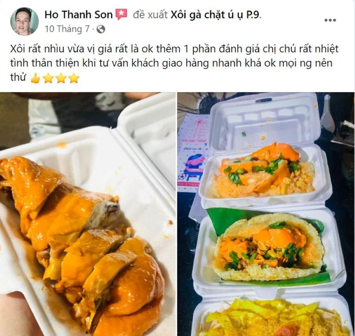 Xôi gà chặt ú ụ P9 Vĩnh Long thơm ngon đặc trưng, khiến ai cũng mê mẩn