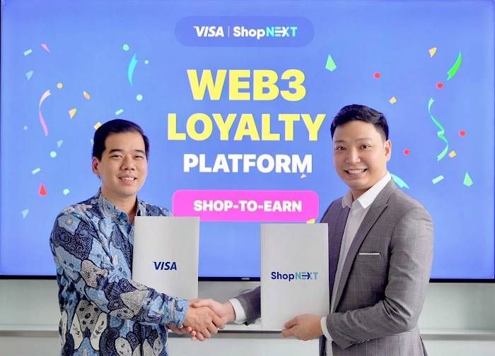 Nền tảng trung thành Web3 giữa Visa và ShopNEXT