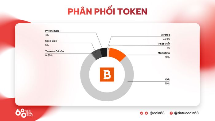 Biểu Đồ Phân Phối Token BITCI