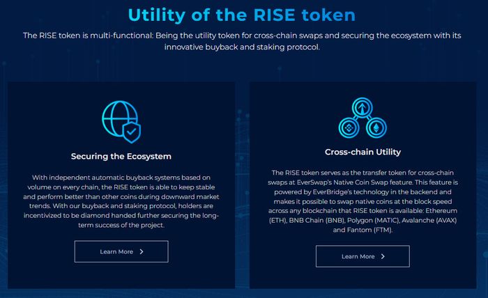 Tính Ứng Dụng của Token RISE