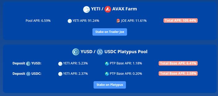 Tính năng Canh tác và Đặt cược trên các Pool ổn định