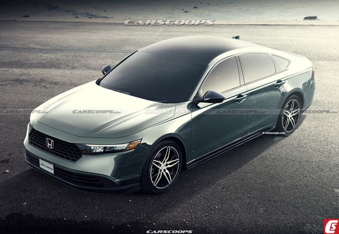 Honda Accord 2024 sắp ra mắt: Thiết kế, động cơ và điều không thể bỏ qua 2024-honda-accord-forest-green-carscoops1.jpg