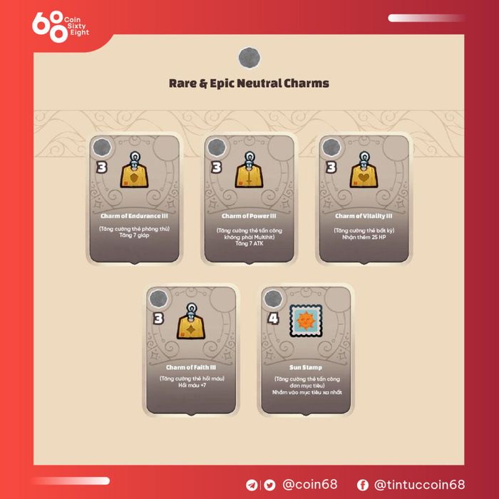 Rare and Epic Neutral Charms