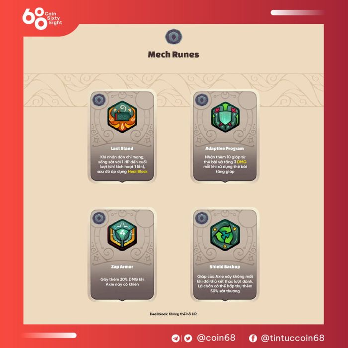 Các Rune Hệ Cơ Khí