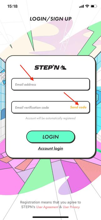 Nhập Email vào ô “Email Address
