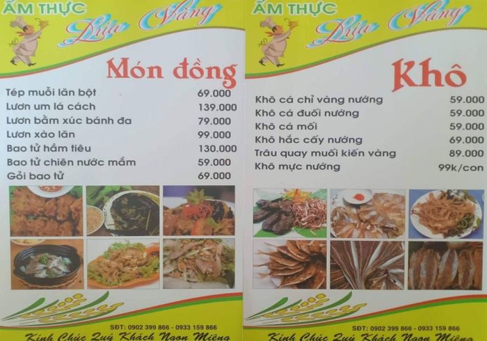 Có gì hấp dẫn ở quán Ẩm thực Lúa Vàng Tiền Giang?