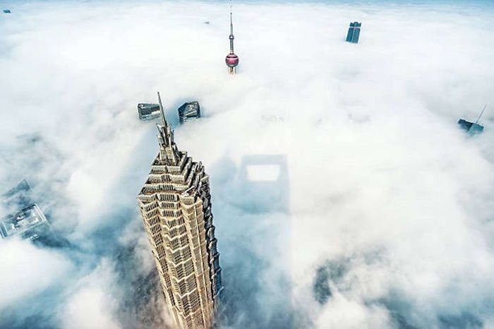 Tháp Kim Mậu sang trọng giữa bầu trời Thượng Hải 4