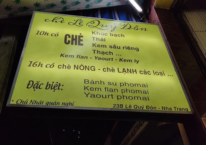 Chè Nha Trang