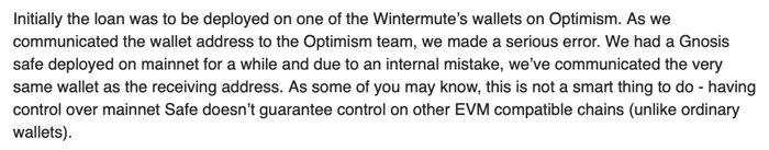 Dẫn từ bài viết của wishful_cynic, đại diện Wintermute trên diễn đàn cộng đồng Optimism
