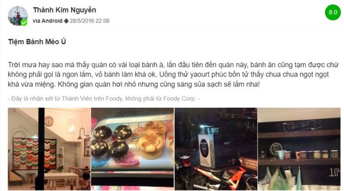 Tiệm Bánh Mèo Ú ở 130 Bà Triệu, điểm đến lí tưởng cho những người yêu thích đồ ngọt