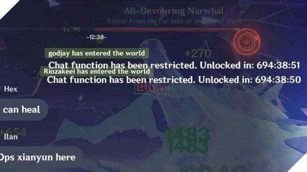 Genshin Impact: Game Thủ Bị Cấm Chat Gần 1 Tháng, Gây Bất Ngờ Cho Cộng Đồng