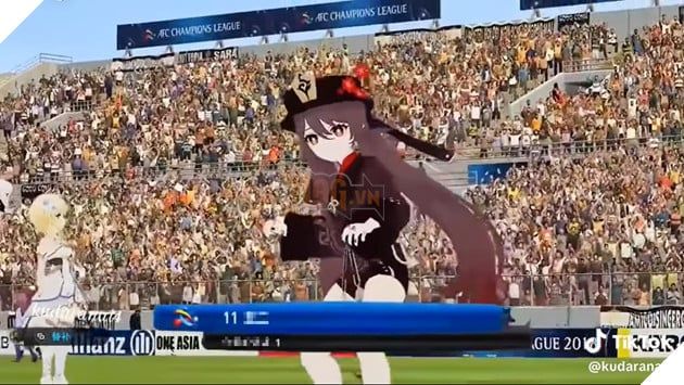 Các game thủ đầy phấn khích khi nhìn thấy những nhân vật từ Genshin Impact xuất hiện trong những trận đấu căng thẳng.