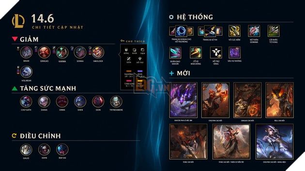 Chi tiết về bản cập nhật 14.6 LMHT: Giảm sức mạnh của Smolder, Briar và nhiều tướng khác