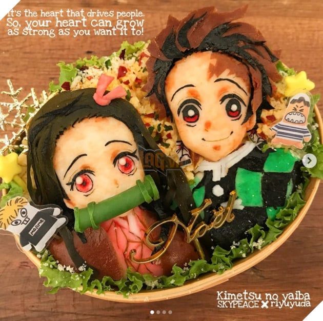 Các tác phẩm bento độc đáo, lấy cảm hứng từ nhân vật anime, chỉ để ngắm thôi, chẳng muốn ăn.