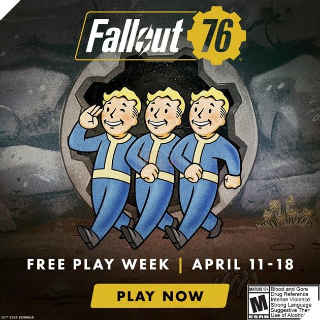 Fallout trình làng Series TV mới, Bethesda mở cửa Fallout 76 miễn phí trong vòng 1 tuần