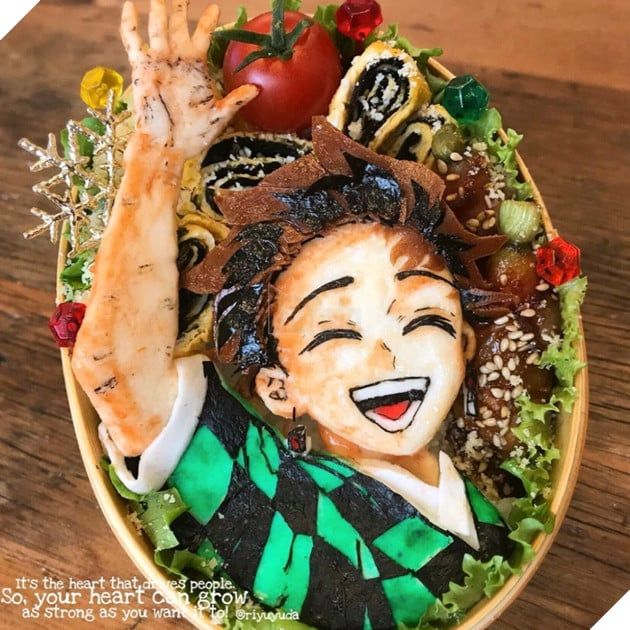 Các tác phẩm bento độc đáo, lấy cảm hứng từ nhân vật anime, chỉ để ngắm thôi, chẳng muốn ăn.