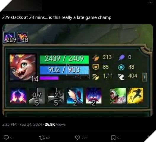 Trong cộng đồng LMHT, Smolder được dự đoán sẽ là một trong những tướng được Riot Games phát triển trong 200 năm tới.