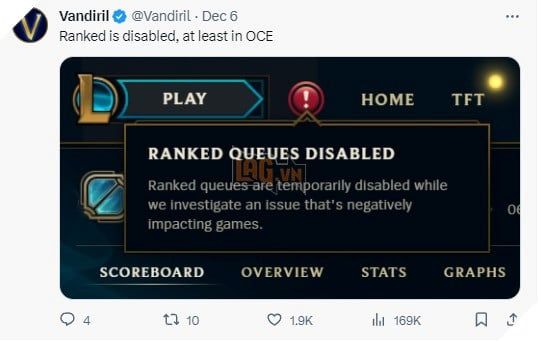 Riot Games phát hành một tính năng mới trong LMHT để ủng hộ người chơi chống lại hành vi phá game.