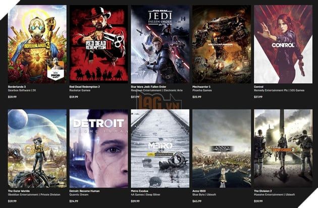 Epic Games Store giảm số lượng game tặng cho game thủ do tình hình kinh phí eo hẹp