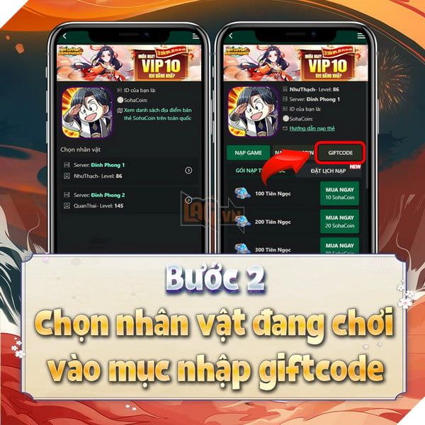 Hướng dẫn cách nhập và tổng hợp Mã quà tặng Võ Luyện Đỉnh Phong mới nhất trong năm 2023 3