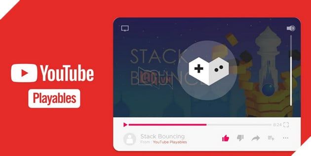 Google đang thử nghiệm hệ thống chơi game trực tuyến Playables trên Youtube.