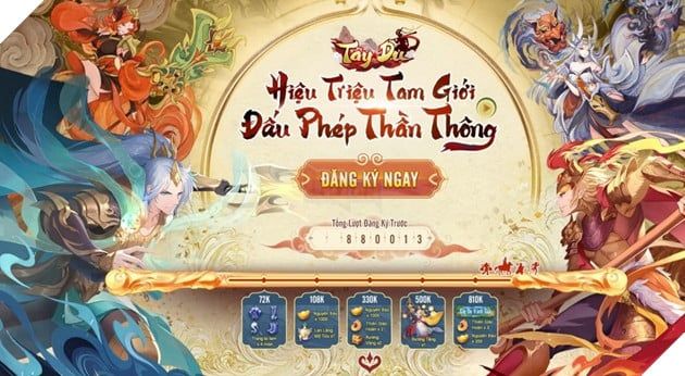Game thủ nhanh chân đăng ký trước để trở thành đồ đệ của Đường Tăng trong Tây Du VNG: Đại Náo Tam Giới 5