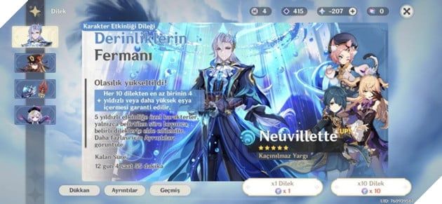 Genshin Impact: Game thủ vô tình nạp quá nhiều tiền và bị âm Nguyên Thạch trừ số tiền vượt quá